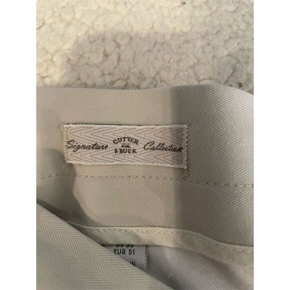 Cutter & Buck Relaxed Fit Ivory Pants Size M 36x32 - Picture 9 of 11
